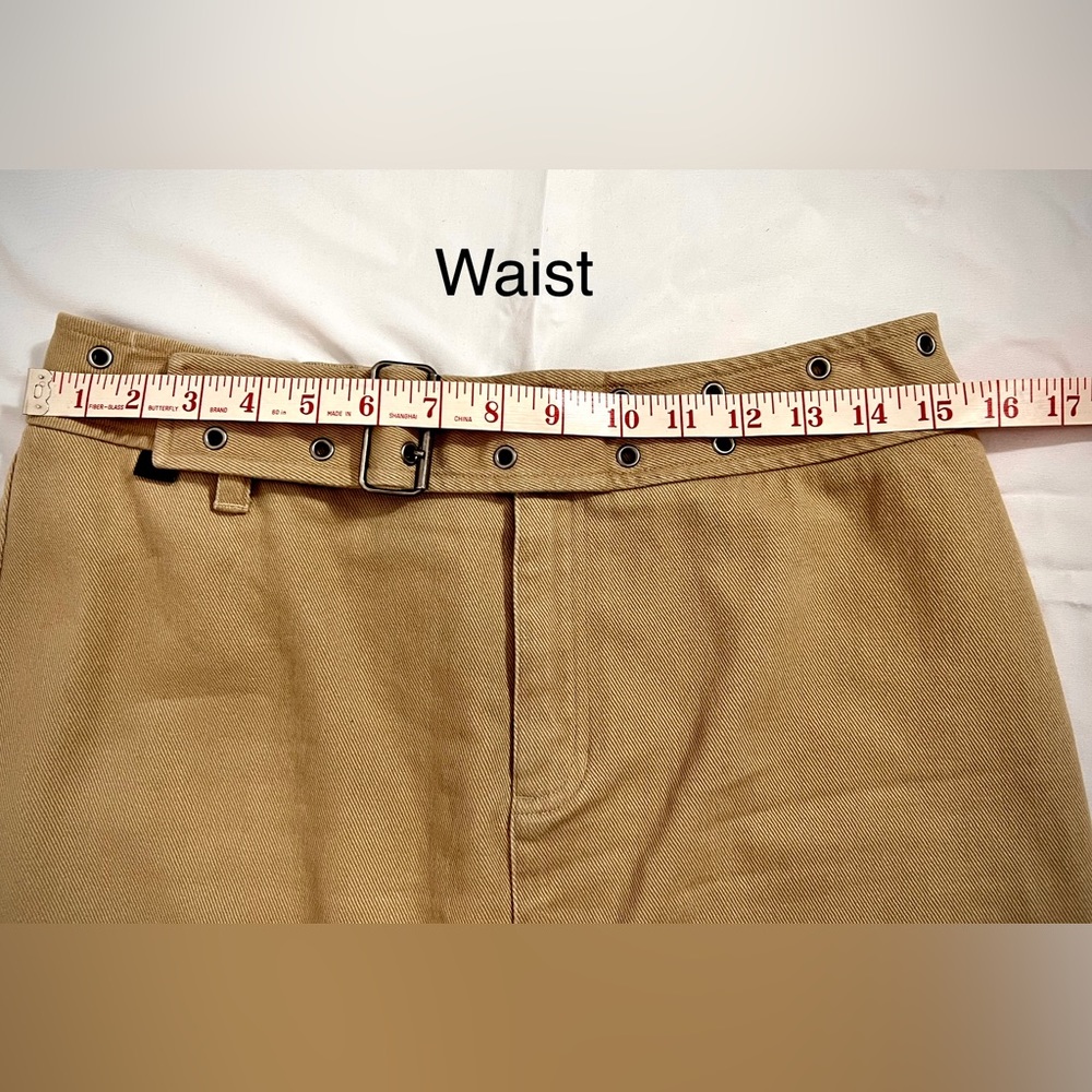 Ralph Lauren Beige Denim Skirt, Size 8, Very Good Preowned Condition. - Picture 7 of 9